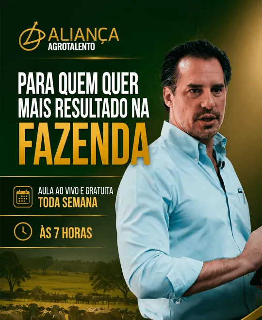 Arte de aula ao vivo da Aliança AgroTalento